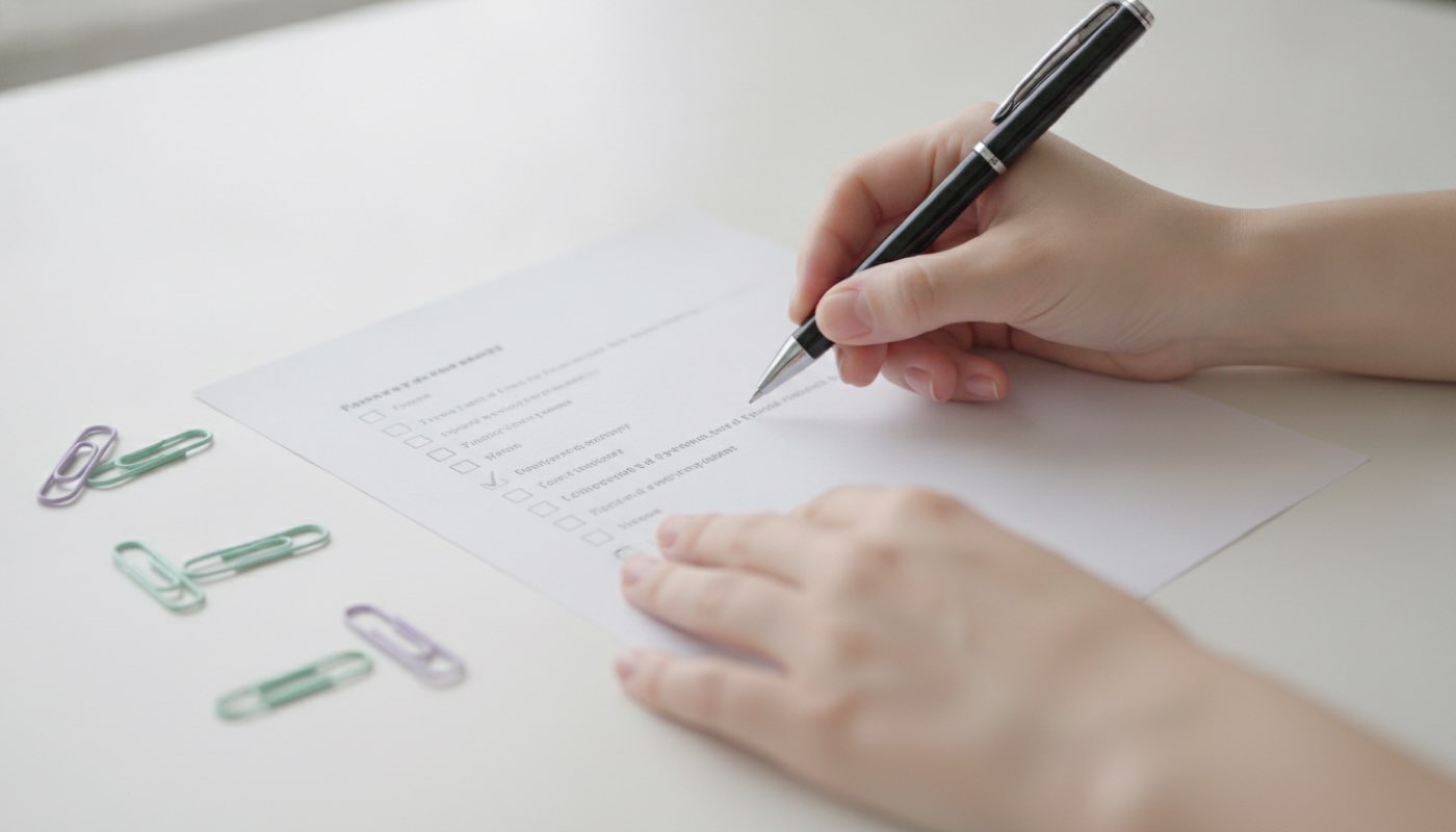 Ticking off a safety checklist before starting a crypto swap